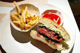 ABC Kitchen signature dishes Akaushi Cheeseburger
Roasted Faroe Island Salmon
Roasted Market Beets